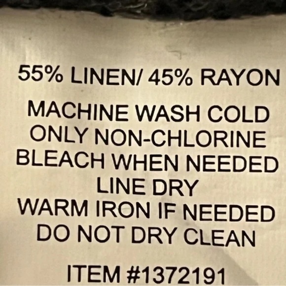 Briggs | New Black Striped Linen Blend Pull On Shorts, Small - Picture 8 of 8